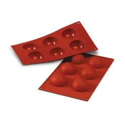 Moule Silicone|Moules À Gâteaux*SILIKOMART Moule Silicone 6 Demi-sphères 6 cm x H 3 cm