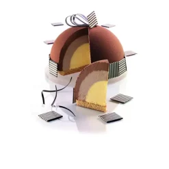 Moule Silicone|Moules À Gâteaux*SILIKOMART Moule Silicone 8 Demi-Sphères 13,5 x H 6,75 cm Professional