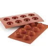 Moule Silicone|Moules À Gâteaux*SILIKOMART Moule Silicone 8 Demi-sphères 5 cm x H 2,5 cm