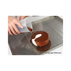 Moule Silicone*SILIKOMART Moule silicone 6 empreintes rondes Ø180 mm