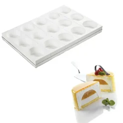 Moule Silicone*SILIKOMART Moule silicone 15 empreintes rondes Ø100 mm