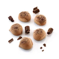 Moule Silicone|Moules À Gâteaux*SILIKOMART Moule Silicone 15 Marrons 30ml Professional