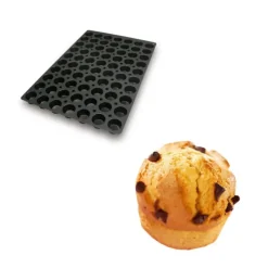 Moule Silicone|Moules À Gâteaux*SILIKOMART Moule Silicone 70 Mini Muffins Ø4,5 x 3 cm 40ml Professional