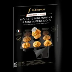 Moule Silicone*FLEXIPAN DEMARLE Moule Silicone 12 Mini Muffins Ø 5 cm