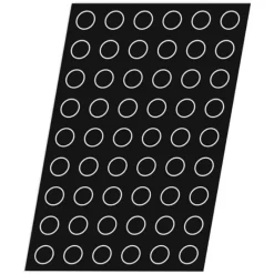 Moule Silicone*FLEXIPAN Moule Silicone 54 Mini-cylindres 3,8 cm x H 2 cm