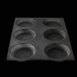 Moule Anti-adhésif|Moule Silicone*FLEXIPAN DEMARLE Moule Silicone 6 Pains Ronds Ø 10,5 cm