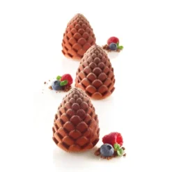 Moule Silicone|Moules À Gâteaux*SILIKOMART Moule Silicone 5 Pommes de Pin et Ananas 100ml Professional