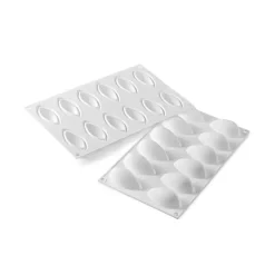 Moule Silicone*SILIKOMART Moule Silicone 12 Quenelles 6,3 x 2,9 cm 24ml Professional