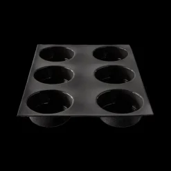 Moule Anti-adhésif|Moule Silicone*FLEXIPAN DEMARLE Moule Silicone 6 Ronds Ø 10 cm