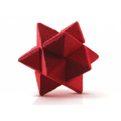 Moules À Chocolat|Moule Silicone*SILIKOMART Moule Silicone 2 Étoiles Star Game 7,5 x 7,5 cm Professional