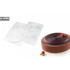 Moule Silicone*SILIKOMART Moule Silicone 2 Tourbillons 100ml Grand Modèle Professional