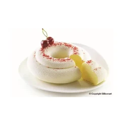 Moule Silicone|Moules À Gâteaux*SILIKOMART 3D DESIGN Moule Silicone Abbraccio Ø 22 cm x H 6,5 cm