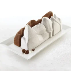 Moule Silicone|Moules À Gâteaux*SILIKOMART Moule Silicone Bûche Artic 25 x 9,2 x H 8,7 cm