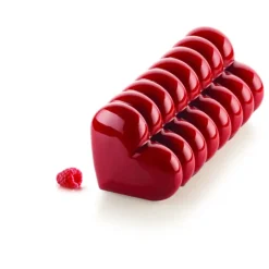 Moule Silicone|Moules À Gâteaux*SILIKOMART Moule Silicone Bûche Cœur 24,8 x 8,8 x H 8 cm