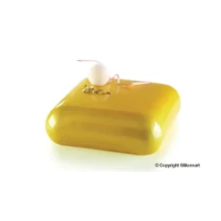 Moule Silicone*SILIKOMART Moule Silicone Carré Bombé 1000ml Professional