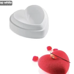 Moule Silicone*SILIKOMART Moule Silicone Coeur Bombé 142 mm