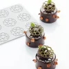 Moules À Chocolat|Décoration Comestible*PAVONI Moule Silicone Décor Cercles Ø 5 x H 0,2 cm (x15)