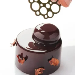 Moules À Chocolat|Décoration Comestible*PAVONI Moule Silicone Décor Cercles Ø 5 x H 0,2 cm (x15)