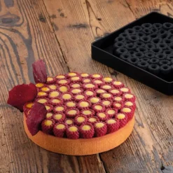 Moule Silicone*PAVONI Moule Silicone Décor Framboises Ø 18 cm x H 2,6 cm