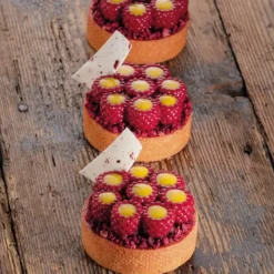 Moule Silicone*PAVONI Moule Silicone Décor Mini Framboises Ø 6,2 cm x H 2,1 cm (x8)