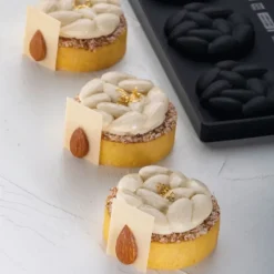 Moule Silicone*PAVONI Moule Silicone Décor Mini Amandes Ø 6 cm x H 1,4 cm (x8)