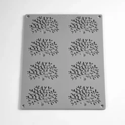 Moule Silicone*PAVONI Moule Silicone Gourmand Corail 7,5 x 5,9 x H 0,2 cm (x8)