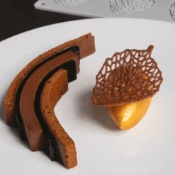 Moule Silicone*PAVONI Moule Silicone Gourmand Feuille 7,3 x 5,5 x H 0,2 cm (x8)