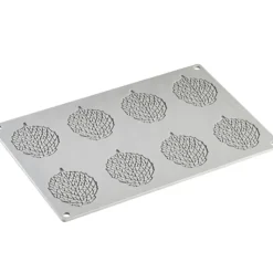 Moule Silicone*PAVONI Moule Silicone Gourmand Feuille 7,3 x 5,5 x H 0,2 cm (x8)