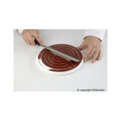 Moule Silicone*SILIKOMART Moule Silicone Insert 12 Cercles Ø 26 cm Professional