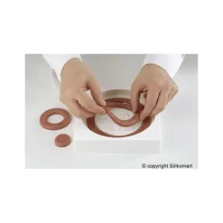 Moule Silicone*SILIKOMART Moule Silicone Insert 12 Cercles Ø 26 cm Professional