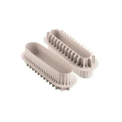 Moule Silicone*SILIKOMART 3D DESIGN Moule Silicone Insert Bûche et Cake 22 x 5 x H 4 cm (x2)