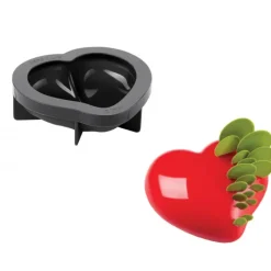 Moule Silicone|Moules À Gâteaux*PAVONI Moule Silicone Insert Cœur Passion 15 x 14 cm x H 5 cm