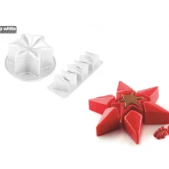 Moule Silicone|Moules À Gâteaux*SILIKOMART Moule Silicone Kit Étoile 720 ml Professional