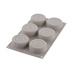 Moule Silicone|Moules À Gâteaux*SILIKOMART Moule Silicone Mini Color Ø 7,3 x H 3 cm (x6)