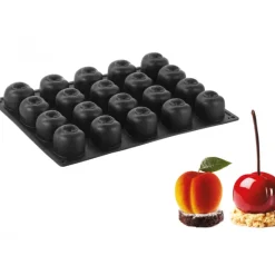 Moule Silicone|Moules À Gâteaux*PAVOFLEX Moule Silicone Pêche / Cerise 5,8 x 5,5 cm x H 4,6 cm (x20)