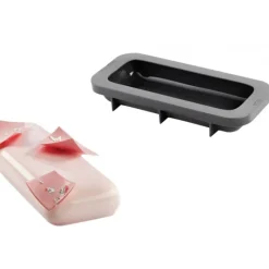 Moule Silicone|Moules À Gâteaux*PAVONI Moule Silicone Rectangle Vénus 25 x 10 cm x H 4 cm