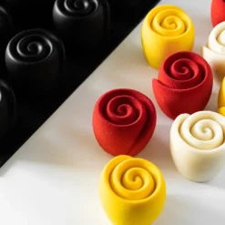 Moule Silicone*PAVOFLEX Moule Silicone Rose Volupté Ø 6 x H 5,5 cm (x20)