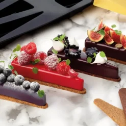 Moule Silicone|Moules À Gâteaux*PAVOFLEX Moule Silicone Slake 11,4 x 3,9 cm x H 2 cm (x8)