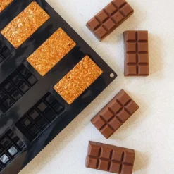 Moule Silicone*PAVOFLEX Moule Silicone Tablette 8,5 x 4,5 cm × H 3 cm (x16) Cédric Grolet Pavoni