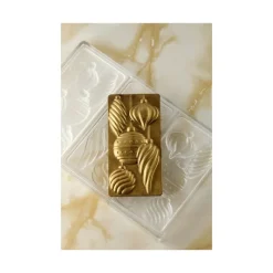 Moules À Chocolat*PAVONI Moule Tablette Chocolat Boule Noël 15,4 x 7,7 cm