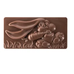 Moules À Chocolat*PAVONI Moule Tablette Chocolat Lapin de Pâques 15,4 x 7,2 cm (x3)