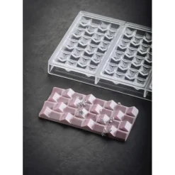 Moules À Chocolat*PAVONI Moule Tablette Chocolat Pixie 15,4 x 7,7 cm x H 1,1 cm (x3)