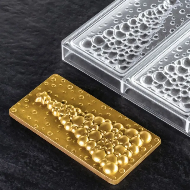 Moules À Chocolat*PAVONI Moule Tablette Chocolat Sapin Bubble 15,4 x 7,7 cm