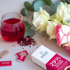 Chocolats À Offrir*WEISS Napolitain Chocolat Blanc Rouge Baiser 29% 180 g