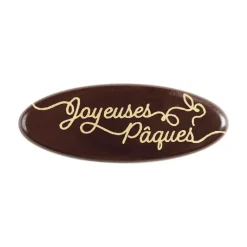 Décoration Comestible*FLORENSUC Ovale Joyeuses Pâques 52x20 mm (x140)