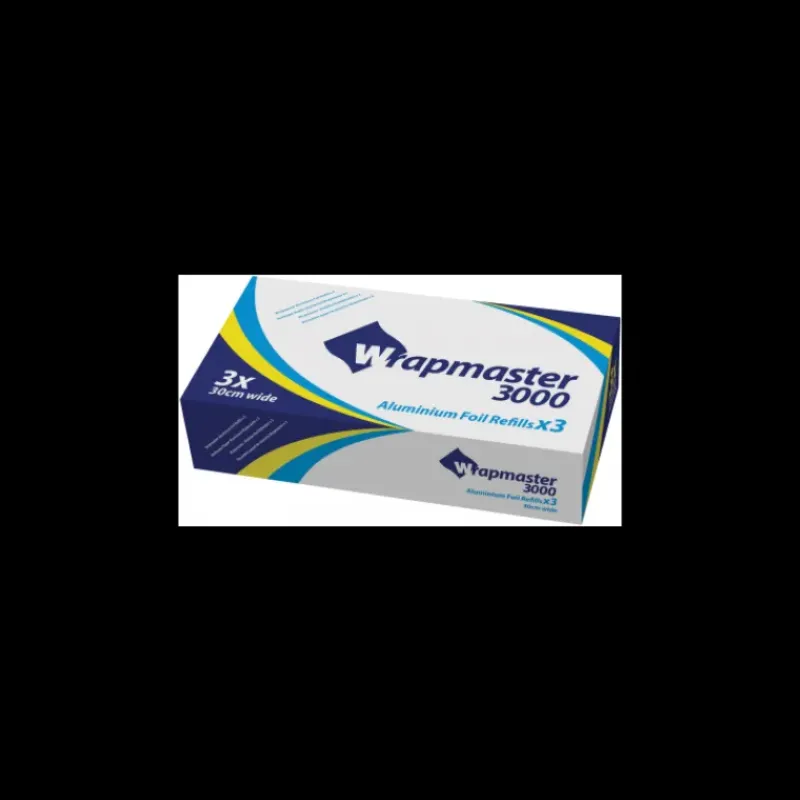 Recharges*WRAPMASTER Papier Aluminium 200 m Dévidoir 3000 (x3)