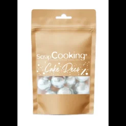 Décoration Comestible*SCRAPCOOKING Perles XXL Argentées Croustillantes 55 g