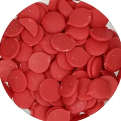 Décoration Comestible*FUNCAKES Pistoles Deco Melts Rouge 250g