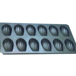 Moule Anti-adhésif|Moules À Gâteaux*GOBEL Plaque 12 Madeleines de 8 cm anti-adhésif