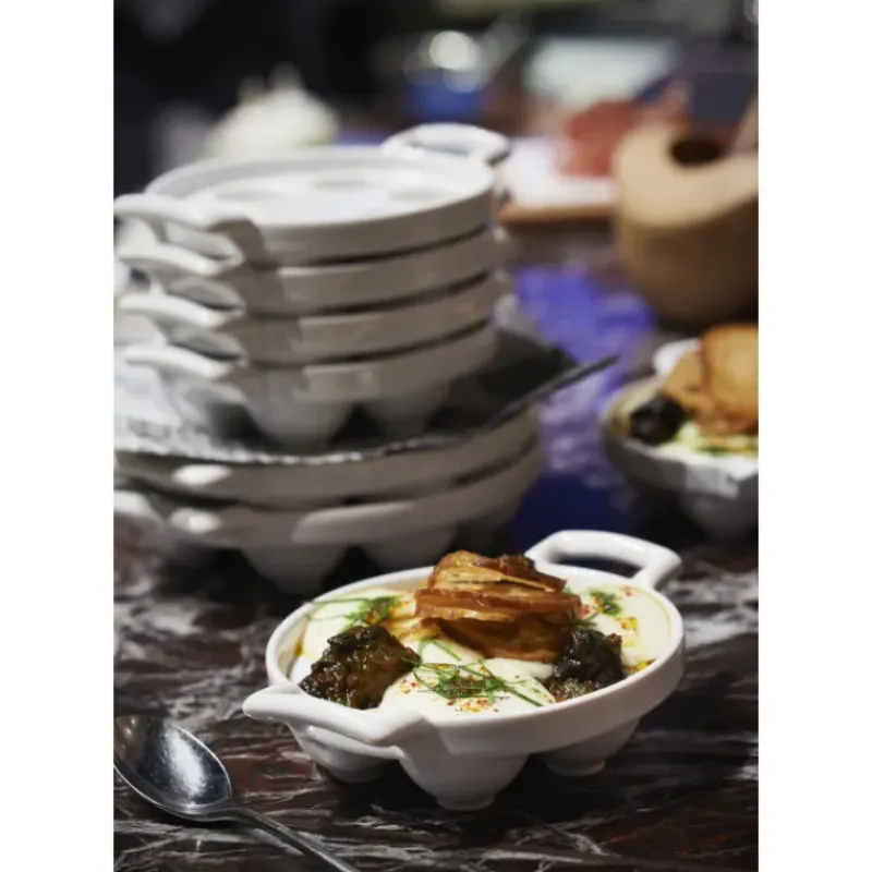 Plat De Cuisson*REVOL Plat à Escargots Blanc 6 trous Belle Cuisine